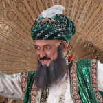 Rajan Bane as Aurangzeb in Shivaputra Sambhaji Mahanatya